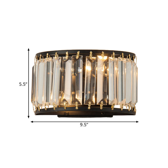 Introducing Chloe’s Dazzling Duos: Modern Black Crystal Wall Sconce