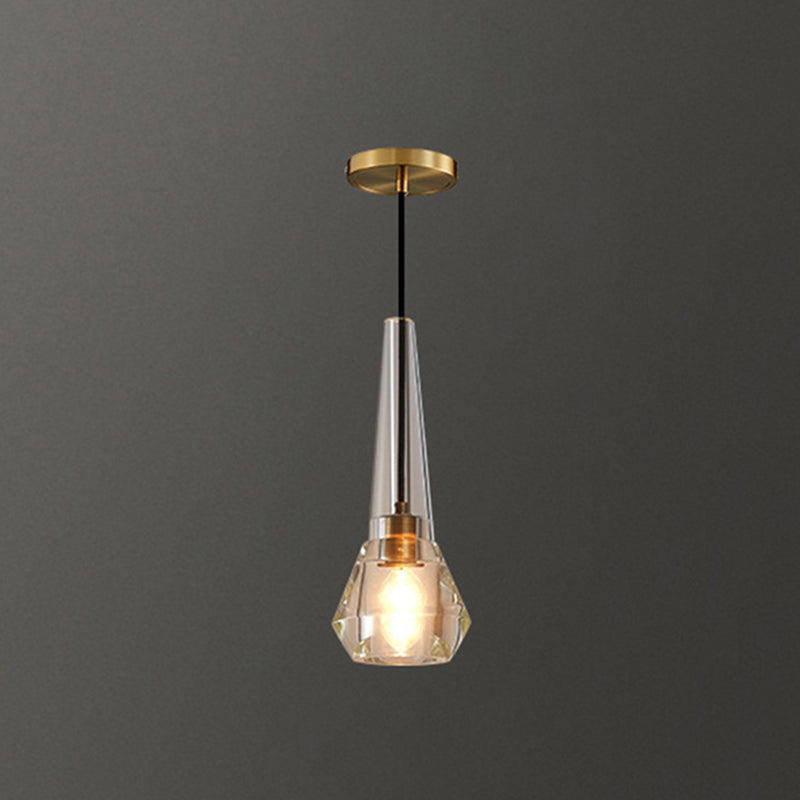 Crystal Brilliance: Customizable Elegance For Your Modern Space Brass / Diamond