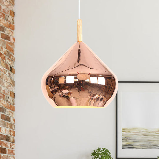 Kamila Disco Ball Pendant: Vintage Charm &amp; Dazzling Reflections Rose Gold