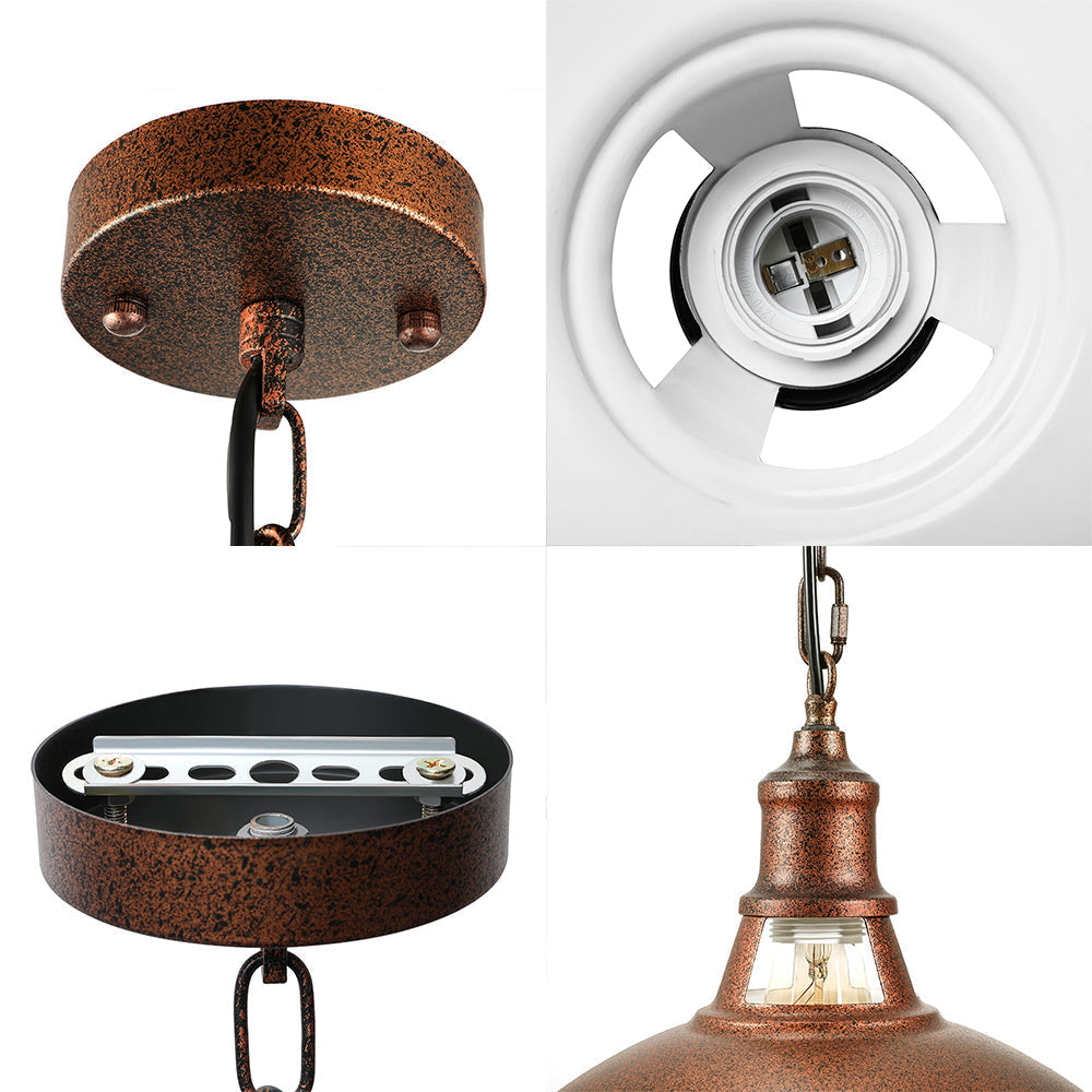 Emmett’s Industrial Pendant: Rustic Charm &amp; Adjustable Lighting